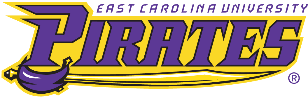East Carolina Pirates 1999-2013 Wordmark Logo t shirts iron on transfers v2